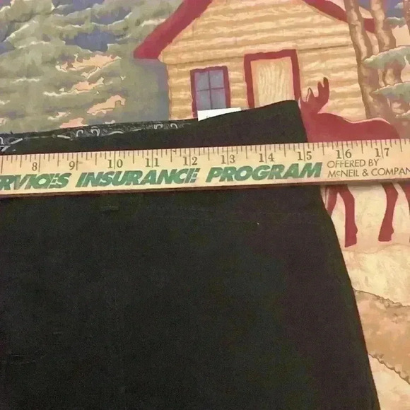 Gloria Vanderbilt Mona women’s capris size 4 black think summer - Picture 6 of 9